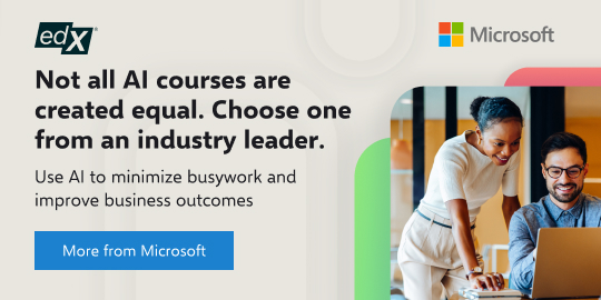 Not all AI courses are created equal. Choose one from an industry leader. Use AI to minimize busywork and improve business outcomes.