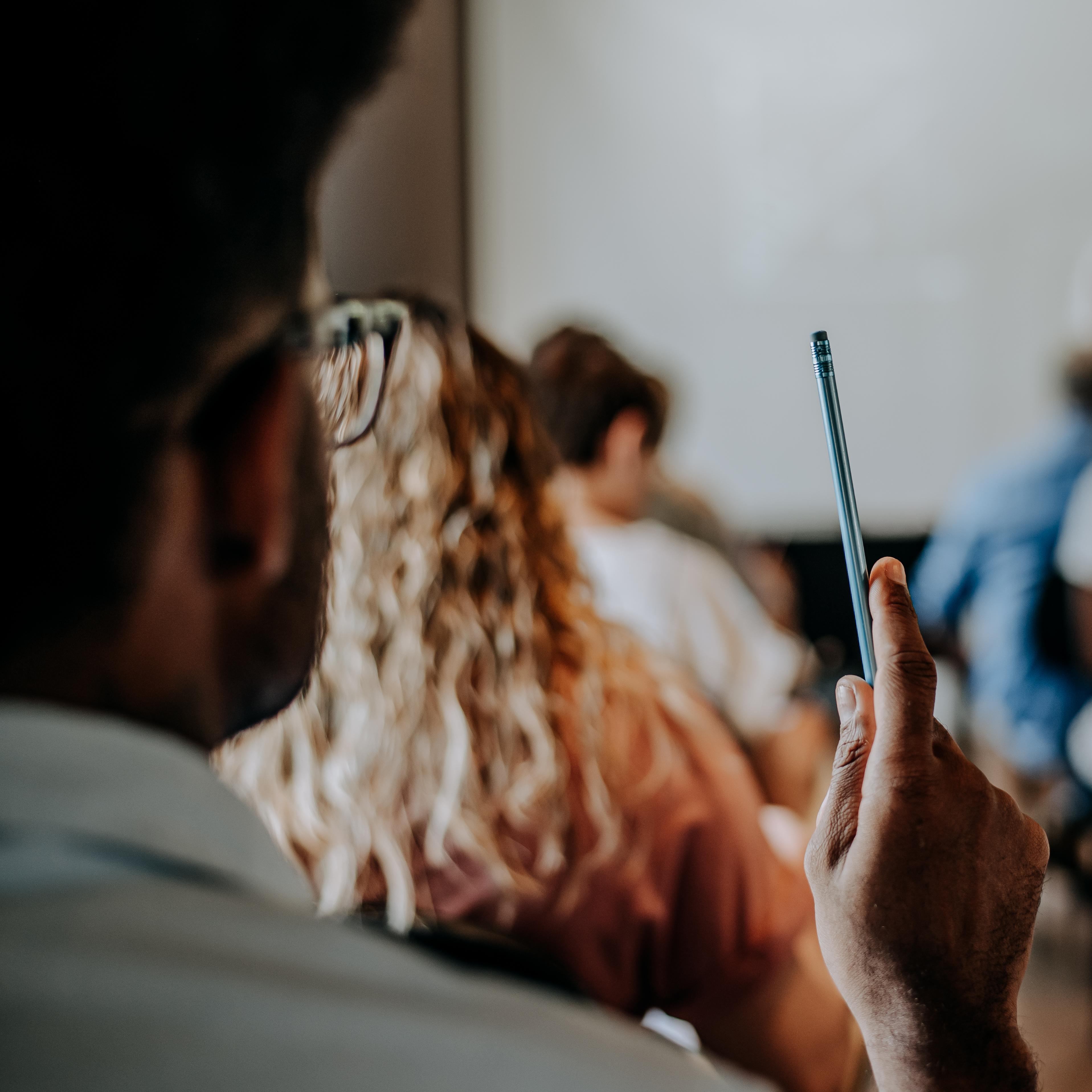 Student in classroom