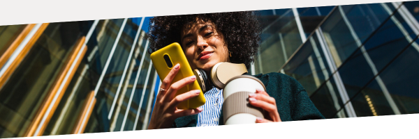 Student Looking at Phone